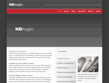Tablet Screenshot of kblogic.com